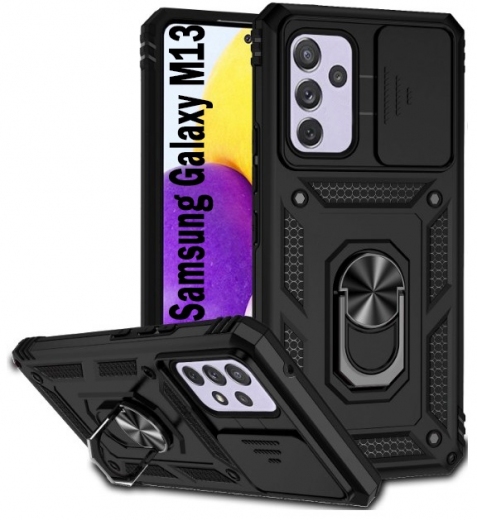 Панель BeCover Military для Samsung Galaxy M13 SM-M135 (BC_708207) Black - фото - інтернет-магазин електроніки та побутової техніки TTT