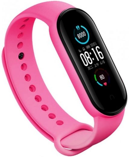 Ремінець BeCover для Xiaomi Mi Smart Band 5 (BC_705556) Hot Pink - фото - інтернет-магазин електроніки та побутової техніки TTT