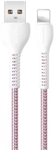 Кабель USB XO NB106 lightning 1m 2A Rose Gold - фото Кабель USB XO NB106 lightning 1m 2A Rose Gold - фото - интернет-магазин электроники и бытовой техники TTT