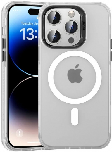 Панель Benks MagClap Lucid Armor Protective для Apple iPhone 14 Pro White - фото - інтернет-магазин електроніки та побутової техніки TTT