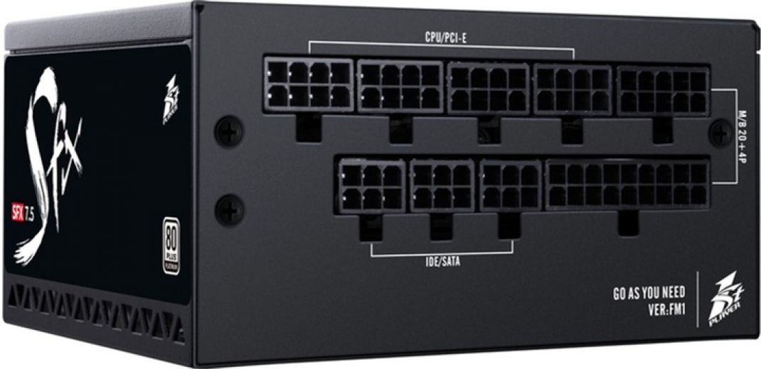 Блок питания 1stPlayer PS-750SFX 750W (SFX-PLT-750-BK-EU) - фото - интернет-магазин электроники и бытовой техники TTT