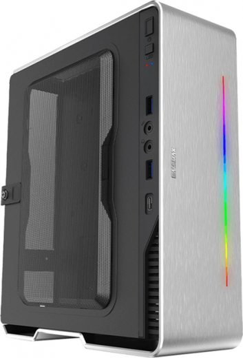 Корпус GameMax Violin Silver - фото - интернет-магазин электроники и бытовой техники TTT