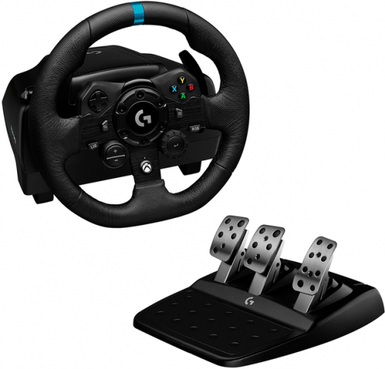 Проводной руль Logitech G923 Racing Wheel and Pedals for Xbox One and PC (941-000158) - фото Проводной руль Logitech G923 Racing Wheel and Pedals for Xbox One and PC (941-000158) - фото - интернет-магазин электроники и бытовой техники TTT