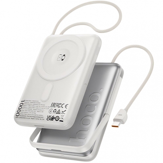 УМБ Hoco Q43 Clever Dual 10000 mAh PD20W Silver - фото - інтернет-магазин електроніки та побутової техніки TTT