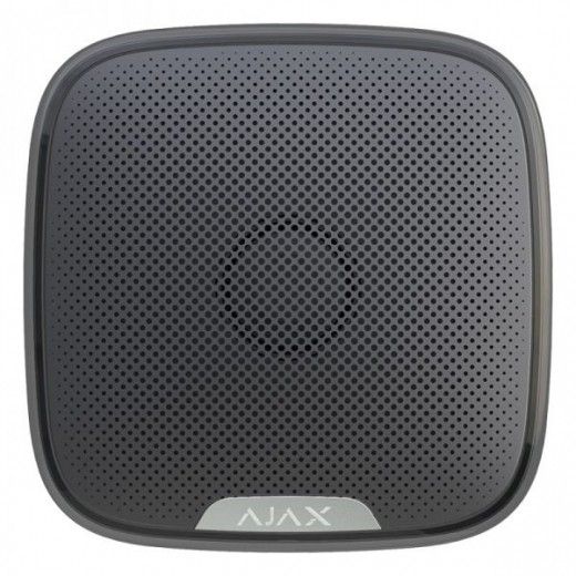 Бездротова зовнішня сирена Ajax StreetSiren Black (000001158) - фото - інтернет-магазин електроніки та побутової техніки TTT