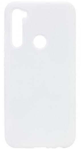 Накладка Silicon case Xiaomi Redmi Note 8 White - фото - інтернет-магазин електроніки та побутової техніки TTT