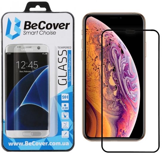 Захисне скло BeCover для Apple iPhone 11 Pro (BC_704104) Black - фото - інтернет-магазин електроніки та побутової техніки TTT