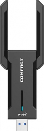 WiFi-USB адаптер COMFAST WiFi, 5374Мбит/с, 2.4 ГГц, 5 ГГц, 6 ГГц (CF-972AX) - фото - интернет-магазин электроники и бытовой техники TTT