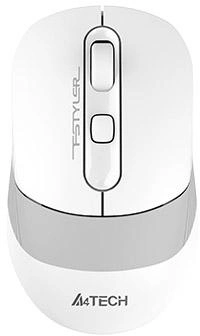 Мышь A4Tech Fstyler FB10CS Wireless/Bluetooth Grayish White - фото - интернет-магазин электроники и бытовой техники TTT