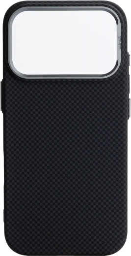 Накладка ArmorStandart LikeCarbon2 MagCase для Apple iPhone 18 Pro / 17 Pro (ARM92537) Kevlar Black - фото - интернет-магазин электроники и бытовой техники TTT