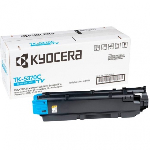 Тонер Kyocera TK-5370C (1T02YJCNL0) Cyan  - фото Тонер Kyocera TK-5370C (1T02YJCNL0) Cyan  - фото - интернет-магазин электроники и бытовой техники TTT
