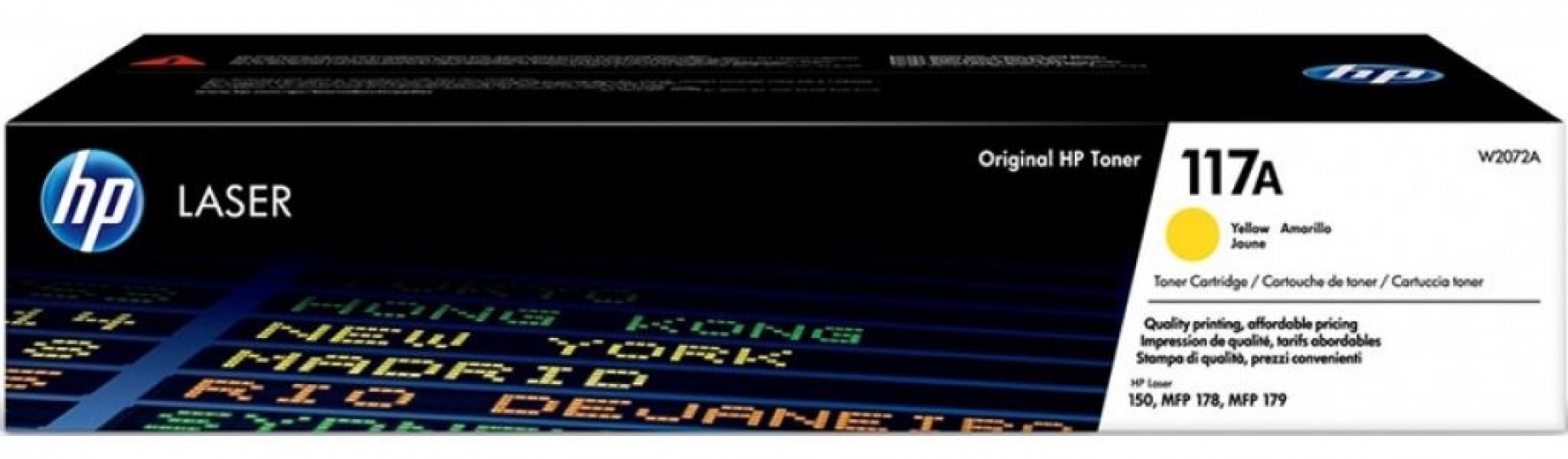 Картридж HP 117A Original Laser Toner Cartridge (W2072A) Yellow  - фото - интернет-магазин электроники и бытовой техники TTT