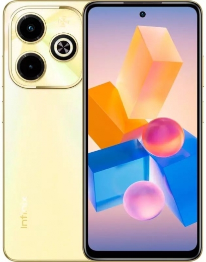 Смартфон Infinix HOT 40i 8/128GB Horizon Gold - фото Смартфон Infinix HOT 40i 8/128GB Horizon Gold - фото - интернет-магазин электроники и бытовой техники TTT