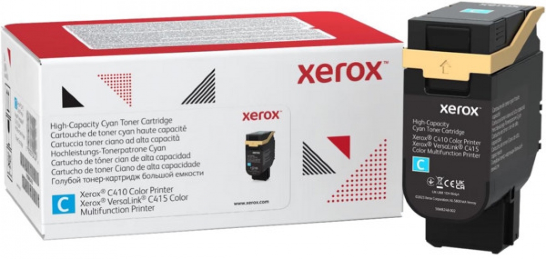 Тонер картридж Xerox VLC410/C415 (7000 стор) (006R04765) Cyan  - фото Тонер картридж Xerox VLC410/C415 (7000 стор) (006R04765) Cyan  - фото - інтернет-магазин електроніки та побутової техніки TTT