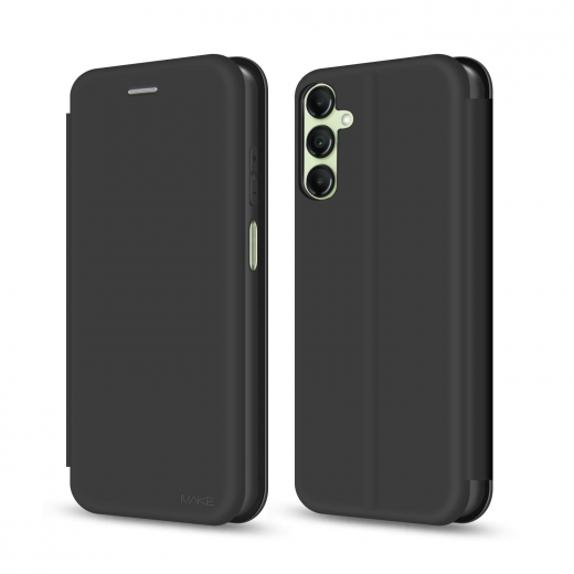 Чехол-книжка Make Flip Samsung A14 (MCP-SA14BK) Black - фото - интернет-магазин электроники и бытовой техники TTT