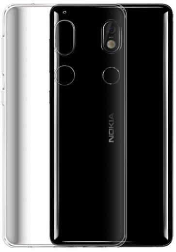 Ультратонка накладка Air Case Nokia 7 Transparent - фото - інтернет-магазин електроніки та побутової техніки TTT