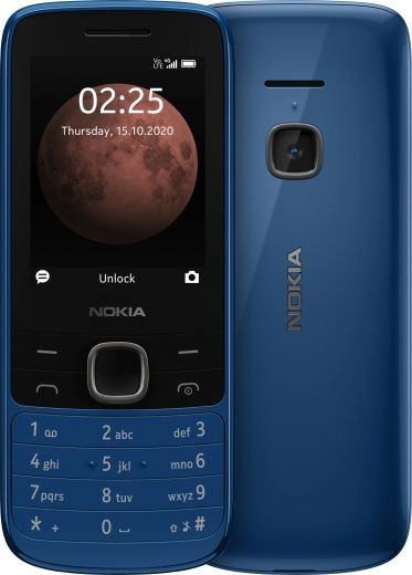 Мобільний телефон Nokia 225 4G Dual SIM Blue - фото - інтернет-магазин електроніки та побутової техніки TTT