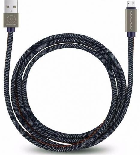 Кабель USB WUW X01 microUSB 1m 2A Cowboy Blue - фото Кабель USB WUW X01 microUSB 1m 2A Cowboy Blue - фото - интернет-магазин электроники и бытовой техники TTT