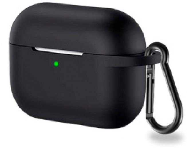 Чохол Silicon BeCover для Apple AirPods Pro (704477) Black - фото - інтернет-магазин електроніки та побутової техніки TTT