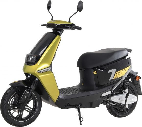 Електроскутер Yadea S-Like Black/Yellow - фото - інтернет-магазин електроніки та побутової техніки TTT