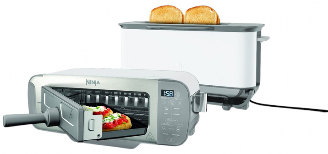 Тостер Ninja Foodi 3-in-1 White ST200EUWH - фото - інтернет-магазин електроніки та побутової техніки TTT