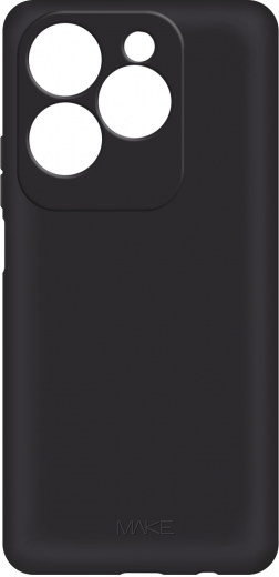 Накладка MAKE Skin для Infinix Hot 40/40 Pro (MCS-IH40/40P) Black - фото - интернет-магазин электроники и бытовой техники TTT