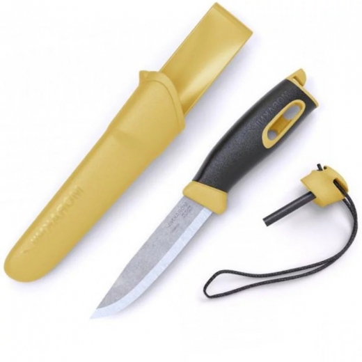 Нож Morakniv Companion Spark Yellow - фото - интернет-магазин электроники и бытовой техники TTT