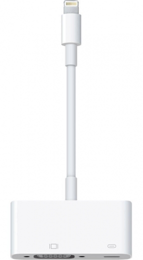 Адаптер Apple Lightning to VGA Adapter (0.15m) (MD825ZM) - Уцінка - фото - інтернет-магазин електроніки та побутової техніки TTT