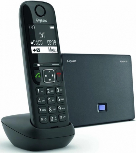 Радиотелефон DECT Gigaset AS690 IP (S30852H2813S301) Black  - фото - интернет-магазин электроники и бытовой техники TTT