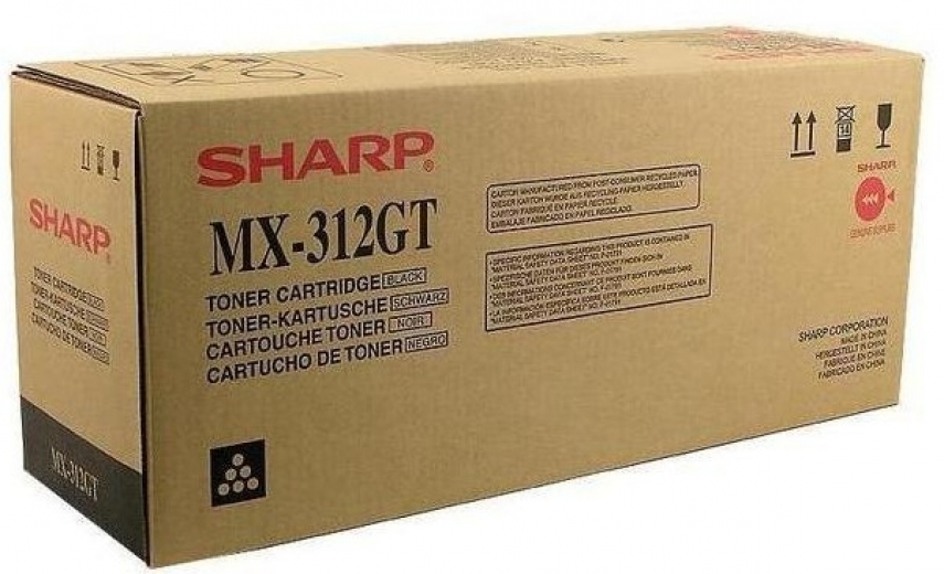 Тонер-картридж Sharp MX312GT Black  - фото Тонер-картридж Sharp MX312GT Black  - фото - интернет-магазин электроники и бытовой техники TTT