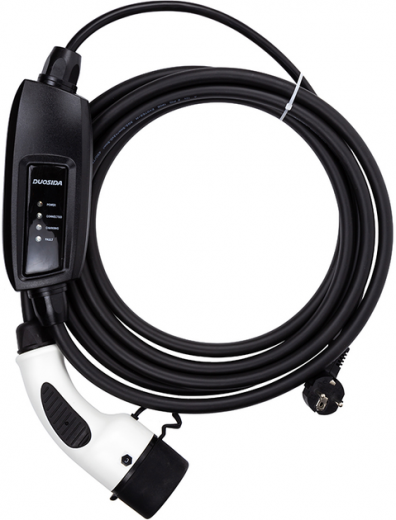 Зарядное устройство Duosida для электромобилей Type 2 - Schuko (220V), 16 A, 3.6 кВт, 1-фазное, 5 м (EV200276) - фото Зарядное устройство Duosida для электромобилей Type 2 - Schuko (220V), 16 A, 3.6 кВт, 1-фазное, 5 м (EV200276) - фото - интернет-магазин электроники и бытовой техники TTT