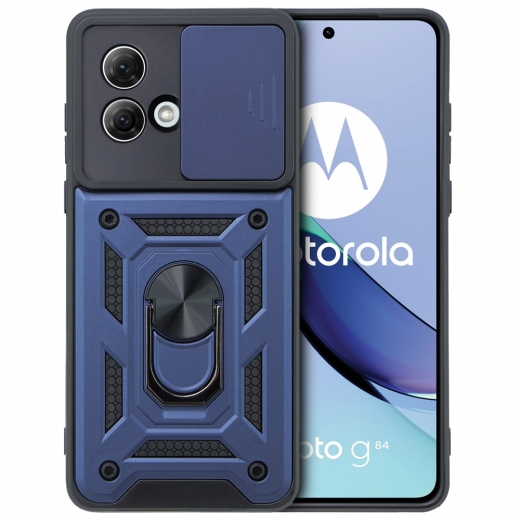 Панель BeCover Military для Motorola Moto G84 (710676) Blue - фото - интернет-магазин электроники и бытовой техники TTT