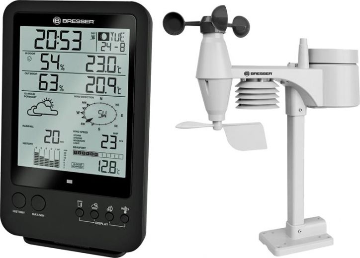 Метеостанция Bresser Weather Center 5-in-1 Black - фото Метеостанция Bresser Weather Center 5-in-1 Black - фото - интернет-магазин электроники и бытовой техники TTT