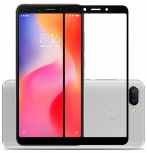 Защитное стекло Full Screen Xiaomi Redmi 6A Black - фото Защитное стекло Full Screen Xiaomi Redmi 6A Black - фото - интернет-магазин электроники и бытовой техники TTT