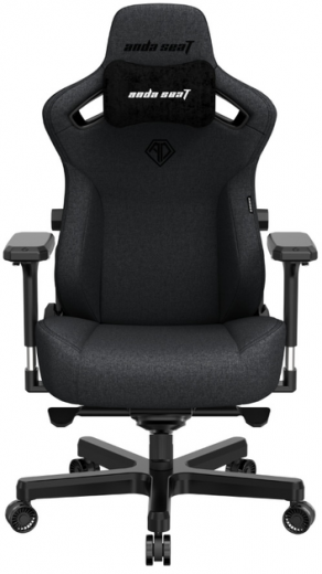 Кресло геймерское Anda Seat Kaiser 3 Size XL (AD12YDC-XL-01-GB-CF) Dark Gray Linen Fabric  - фото - интернет-магазин электроники и бытовой техники TTT