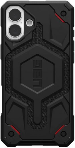 Чехол UAG для Apple iPhone 16 Monarch Pro Magsafe (114458113940) Kevlar Black - фото - интернет-магазин электроники и бытовой техники TTT