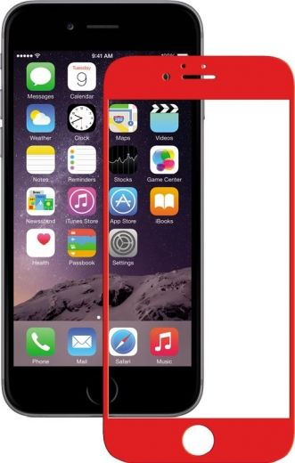 Защитное стекло Mocolo 3D iPhone 6/6s Plus Red - фото Защитное стекло Mocolo 3D iPhone 6/6s Plus Red - фото - интернет-магазин электроники и бытовой техники TTT