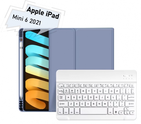 Чохол-клавіатура BeCover для Apple iPad Mini 6 2021 (712991) Purple - фото Чохол-клавіатура BeCover для Apple iPad Mini 6 2021 (712991) Purple - фото - інтернет-магазин електроніки та побутової техніки TTT