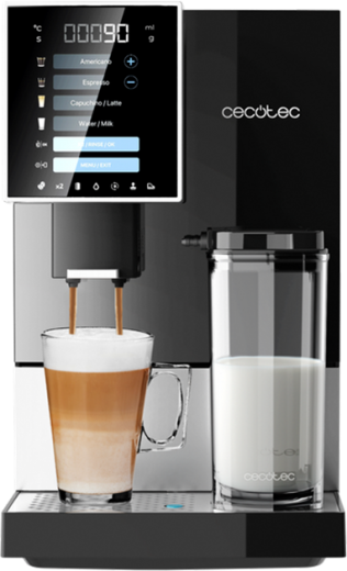 Кофемашина CECOTEC Cremmaet Compactccino Black Silver - фото - интернет-магазин электроники и бытовой техники TTT