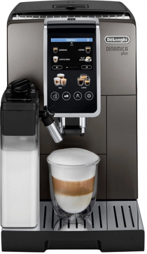 Кавомашина DELONGHI Dinamica Plus ECAM380.95.TB - фото - інтернет-магазин електроніки та побутової техніки TTT