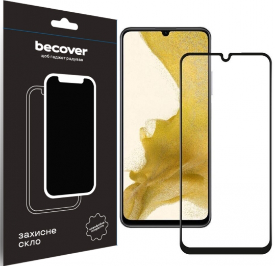 Защитное стекло BeCover для Samsung Galaxy A25 SM-A256 5G (710540) Black - фото - интернет-магазин электроники и бытовой техники TTT
