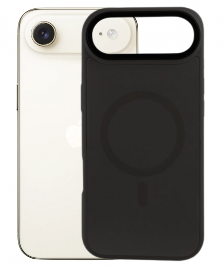 Панель BeCover FIBRA ArcLine Case with MagSafe для Apple iPhone 17 Air (715375) Black - фото - інтернет-магазин електроніки та побутової техніки TTT