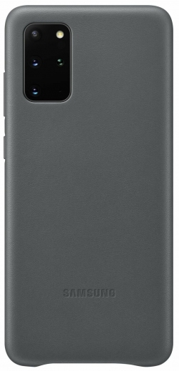 Панель Samsung Leather Cover для Samsung Galaxy S20 Plus (EF-VG985LJEGRU) Gray - фото - інтернет-магазин електроніки та побутової техніки TTT