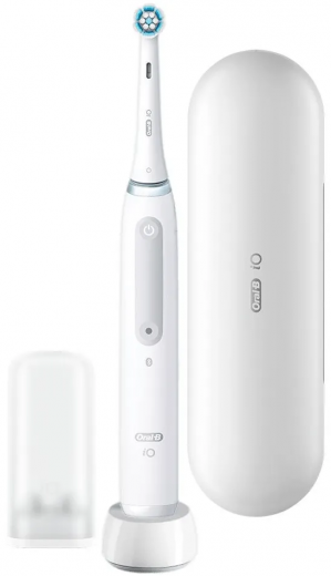 Електрична зубна щітка Braun Oral-B iO Series 4N White - фото - інтернет-магазин електроніки та побутової техніки TTT