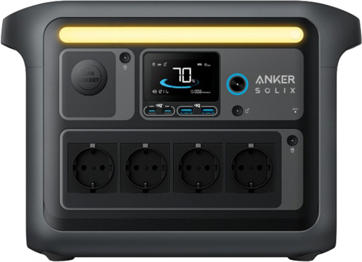Зарядна станція Anker Solix C1000X / 1800 Вт / 1056 Вт⋅год / LiFePO4 (A1761311) - фото Зарядна станція Anker Solix C1000X / 1800 Вт / 1056 Вт⋅год / LiFePO4 (A1761311) - фото - інтернет-магазин електроніки та побутової техніки TTT