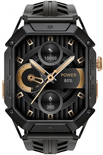 Смарт-часы Haylou Iron N1 (LS24) Black - фото - интернет-магазин электроники и бытовой техники TTT