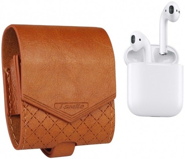 Чехол Baroque i-Smile для Apple AirPods IPH1436 (702342) Brown - фото - интернет-магазин электроники и бытовой техники TTT