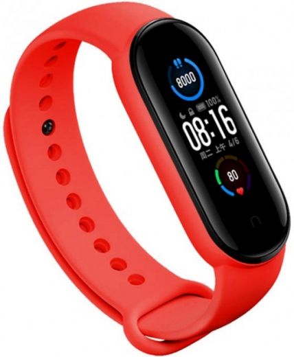 Ремешок BeCover для Xiaomi Mi Smart Band 5 (705071) Red - фото - интернет-магазин электроники и бытовой техники TTT