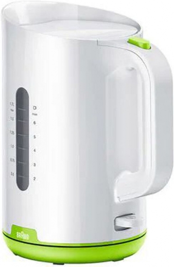 Електрочайник Braun WK 1100 GR - фото Електрочайник Braun WK 1100 GR - фото - інтернет-магазин електроніки та побутової техніки TTT