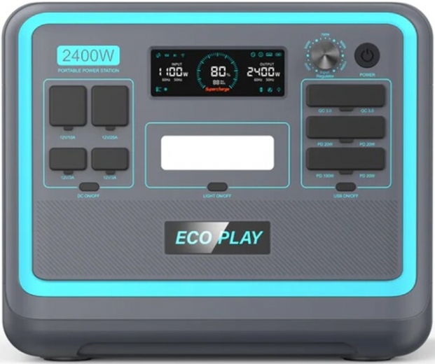 Зарядная станция EcoPlay P2400 - фото - интернет-магазин электроники и бытовой техники TTT
